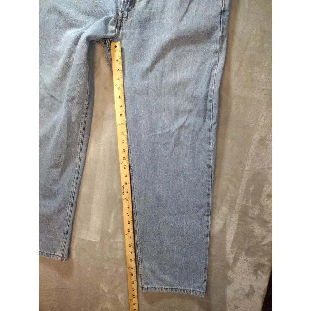 Vtg Levis 550 Jeans Mens 36x31 Relaxed Fit Light Wash Retro Y2K Streetwear USA